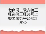 七台河二级安装工程造价工程师网上报名服务平台网址多少