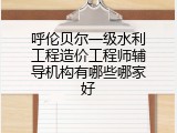 呼伦贝尔一级水利工程造价工程师辅导机构有哪些哪家好