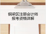 铜梁区注册会计师报考资格详解