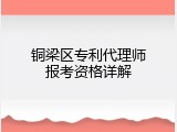 铜梁区专利代理师报考资格详解