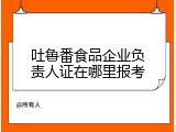 吐鲁番食品企业负责人证在哪里报考