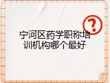宁河区药学职称培训机构哪个最好