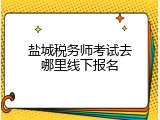 盐城税务师考试去哪里线下报名