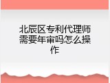 北辰区专利代理师需要年审吗怎么操作
