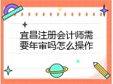 宜昌注册会计师需要年审吗怎么操作
