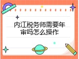 内江税务师需要年审吗怎么操作
