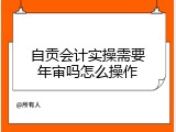 自贡会计实操需要年审吗怎么操作