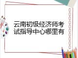云南初级经济师考试指导中心哪里有