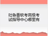 吐鲁番软考高级考试指导中心哪里有