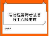 淄博税务师考试指导中心哪里有