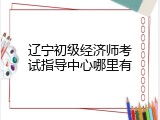 辽宁初级经济师考试指导中心哪里有