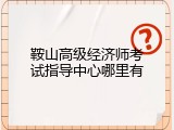 鞍山高级经济师考试指导中心哪里有