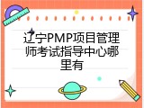 辽宁PMP项目管理师考试指导中心哪里有