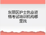 东丽区护士执业资格考试培训机构哪里找
