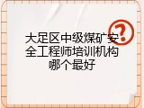 大足区中级煤矿安全工程师培训机构哪个最好