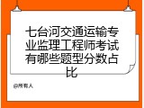 七台河交通运输专业监理工程师考试有哪些题型分数占比