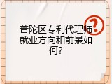 普陀区专利代理师就业方向和前景如何？