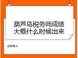 葫芦岛税务师成绩大概什么时候出来