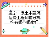 遂宁一级土木建筑造价工程师辅导机构有哪些哪家好