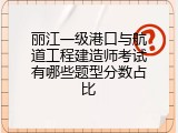 丽江一级港口与航道工程建造师考试有哪些题型分数占比