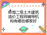 蚌埠二级土木建筑造价工程师辅导机构有哪些哪家好