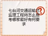 七台河交通运输总监理工程师怎么报考哪家最好有何要求