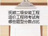 抚顺二级安装工程造价工程师考试有哪些题型分数占比