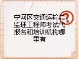 宁河区交通运输总监理工程师考试代报名和培训机构哪里有