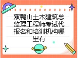 双鸭山土木建筑总监理工程师考试代报名和培训机构哪里有