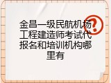 金昌一级民航机场工程建造师考试代报名和培训机构哪里有