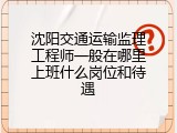 沈阳交通运输监理工程师一般在哪里上班什么岗位和待遇